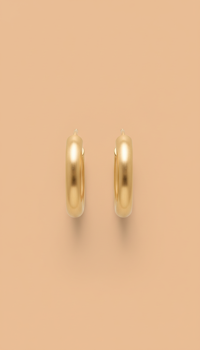 Minimalist Gold Hoop Earrings