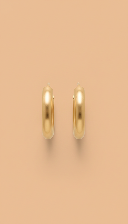 Minimalist Gold Hoop Earrings