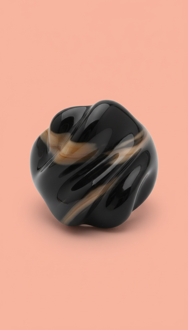 Sculptural Onyx Cocktail Ring